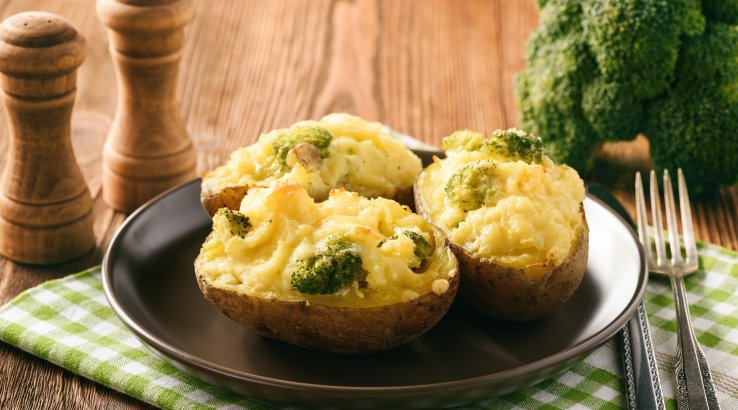 Двічі запечена картопля для дітей