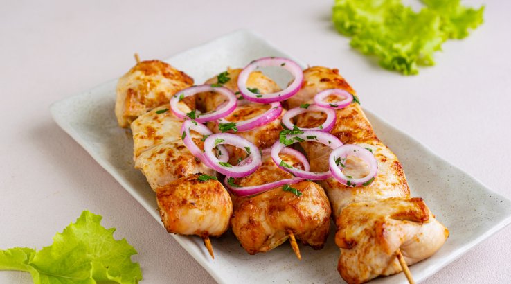 Курячий шашлик в аерогрилі