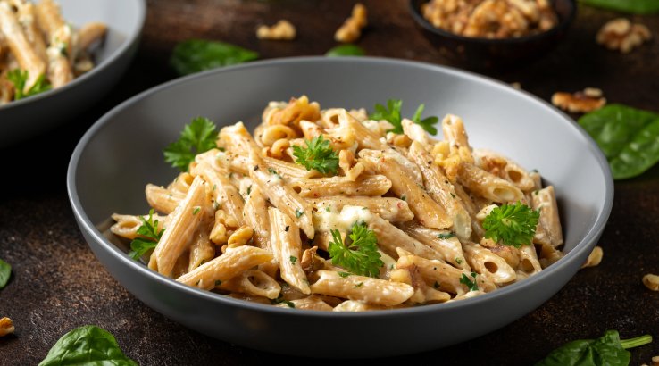 Паста з рикотою, лимоном та часником