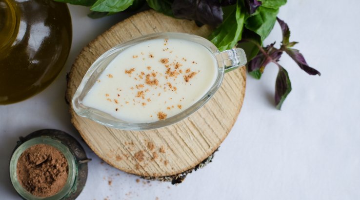 Веганський соус бешамель