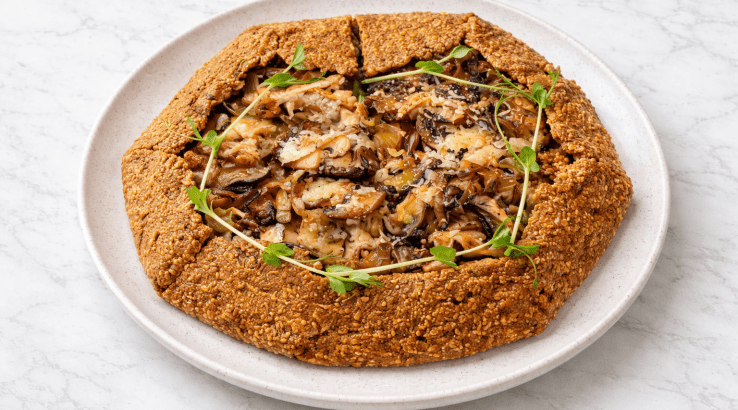 Гречана галета з грибами