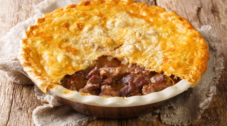 Пай з яловичиною та овочами