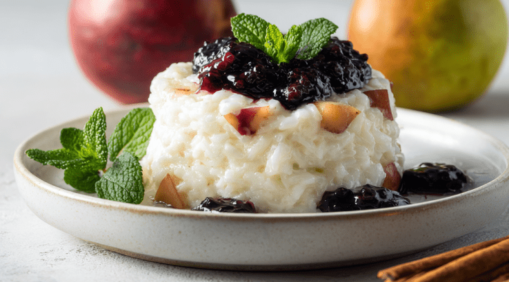 Рисовий пудинг з корицею