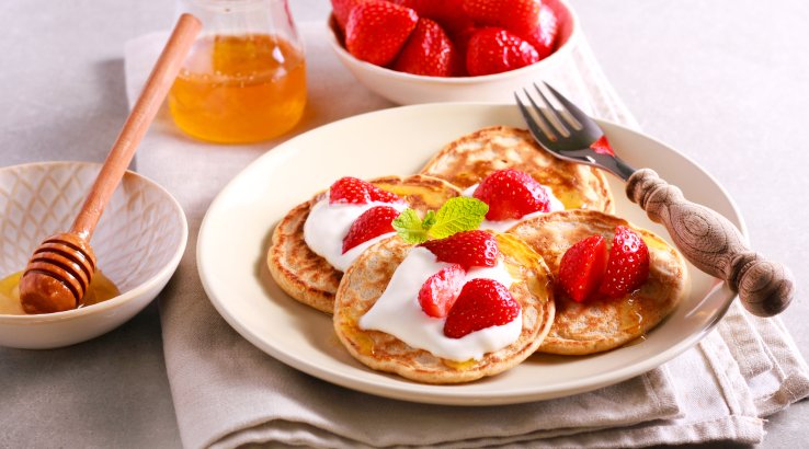 Вівсяні млинці на молоці