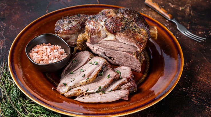 Запечена баранина з гарбузом