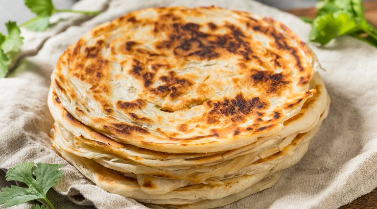 Йогуртові коржики з часниковим маслом