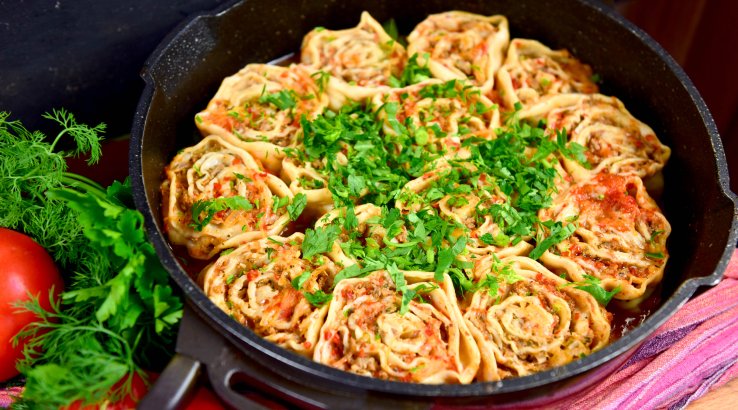 Завиванці з фаршем