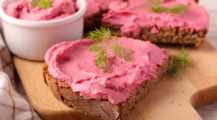 Бурякова намазка з сиром