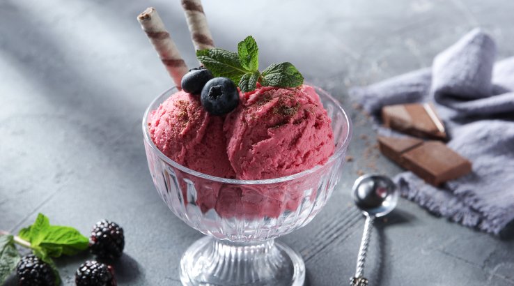 Ягідне морозиво