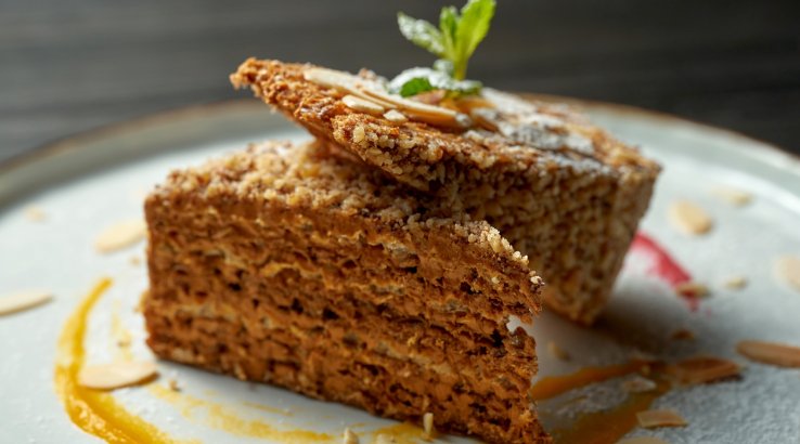 Вафельний торт "Золотий ключик"