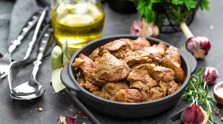 Куряча печінка по-іспанськи