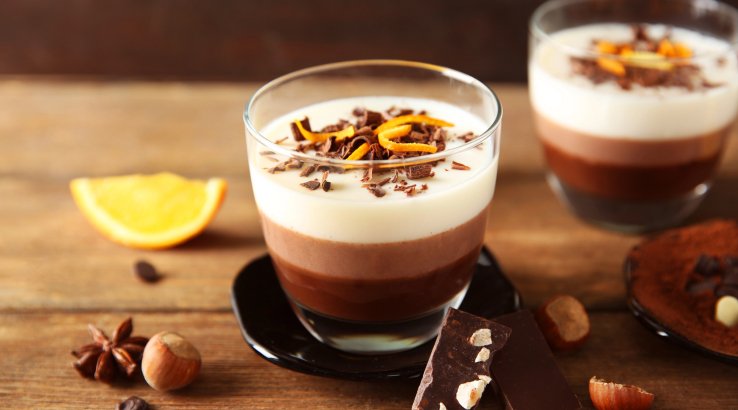 Десерти в склянках на Новий рік