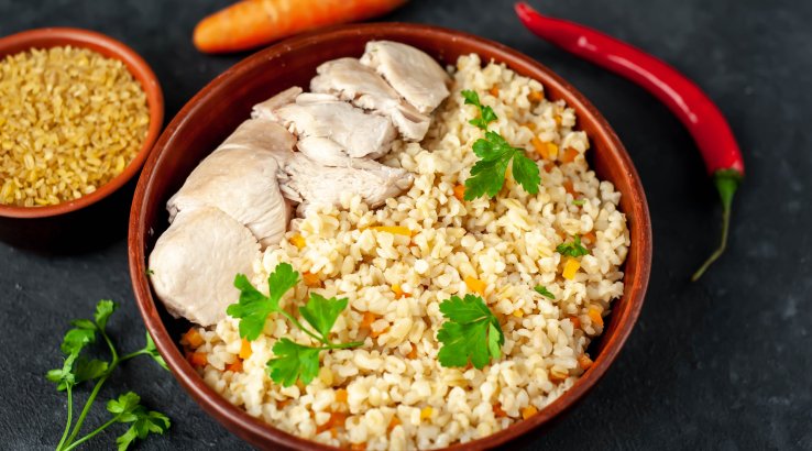 Булгур з овочами в мультиварці-скороварці