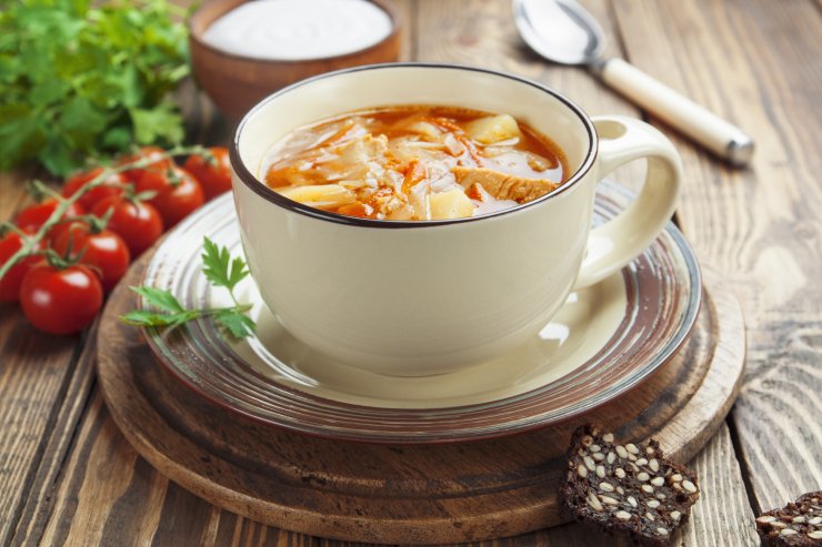 Кисло-солодкий капустяний суп