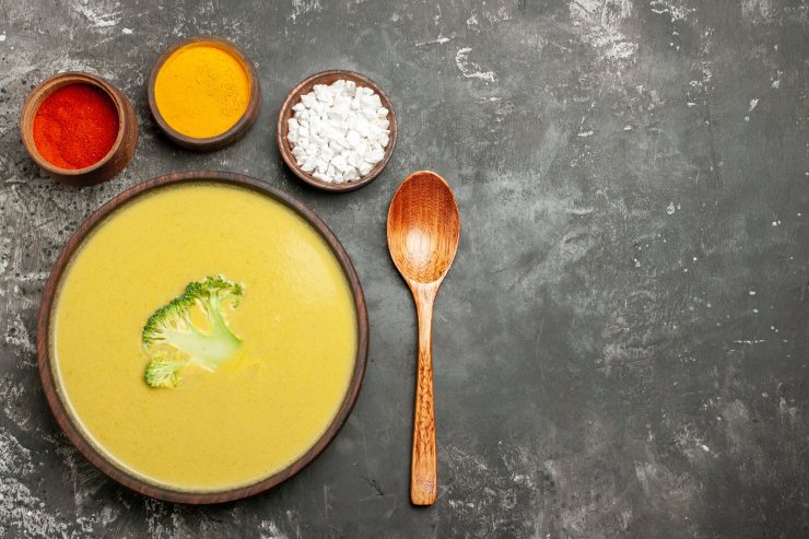 Сирний суп із броколі