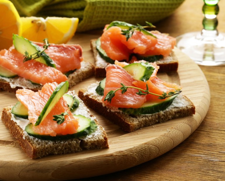 Тост із&nbsp;лососем