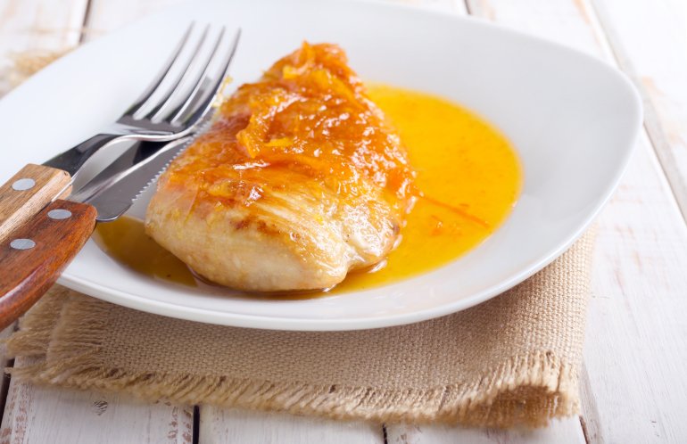 Новорічна курка з&nbsp;мандаринами