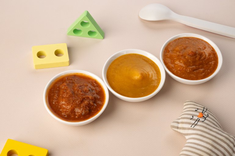 Дитячі пюре ELFIK MAGIC з мʼясом і овочами