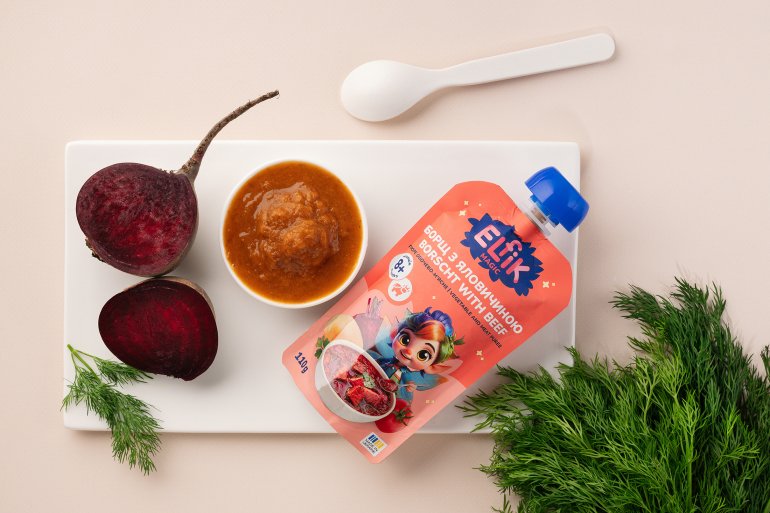 Борщ з яловичиною для дітей від 8 місяців