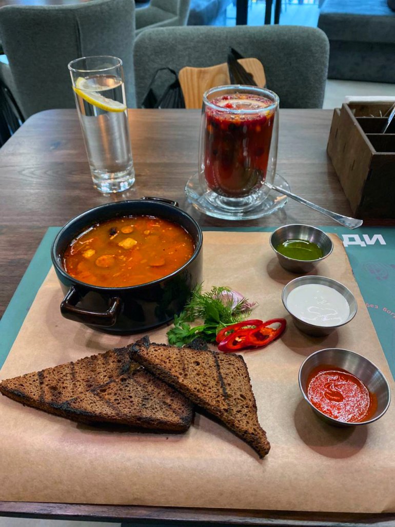 Бограч у&nbsp;ресторані «Сходи»