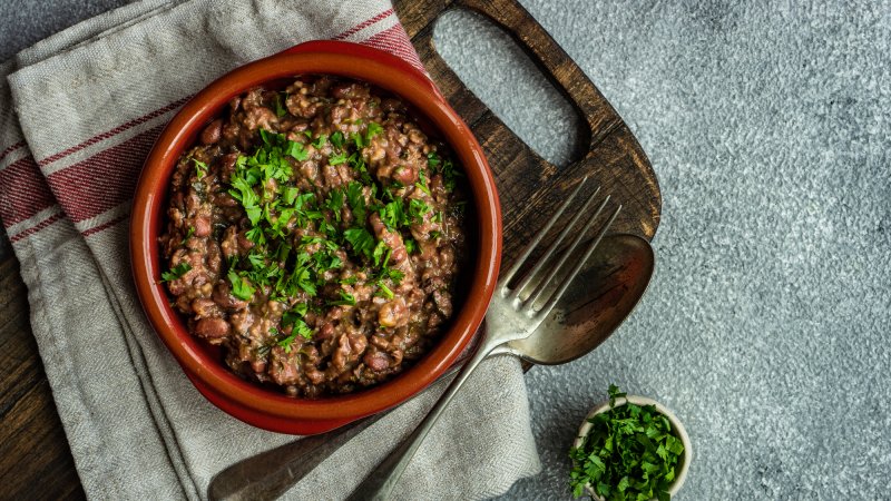 Чанахи с фасолью и грибами - Рецепты Вторых блюд