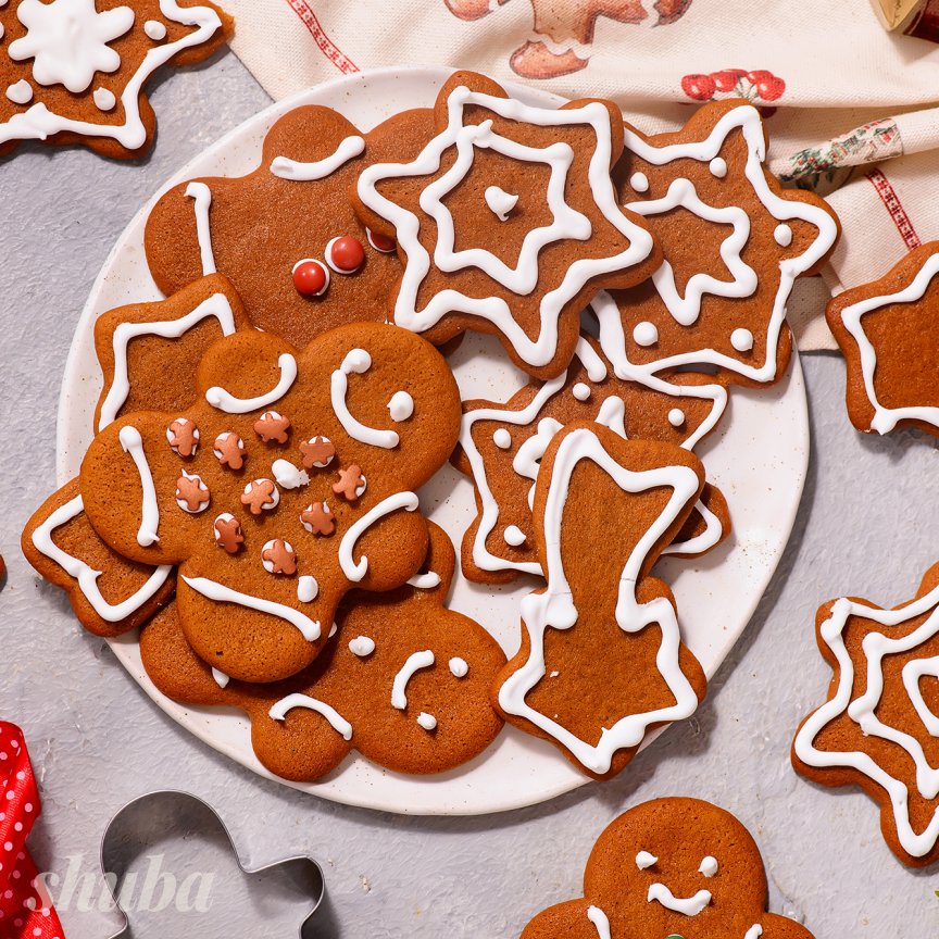 імбирне печиво з цукровою глазурʼю